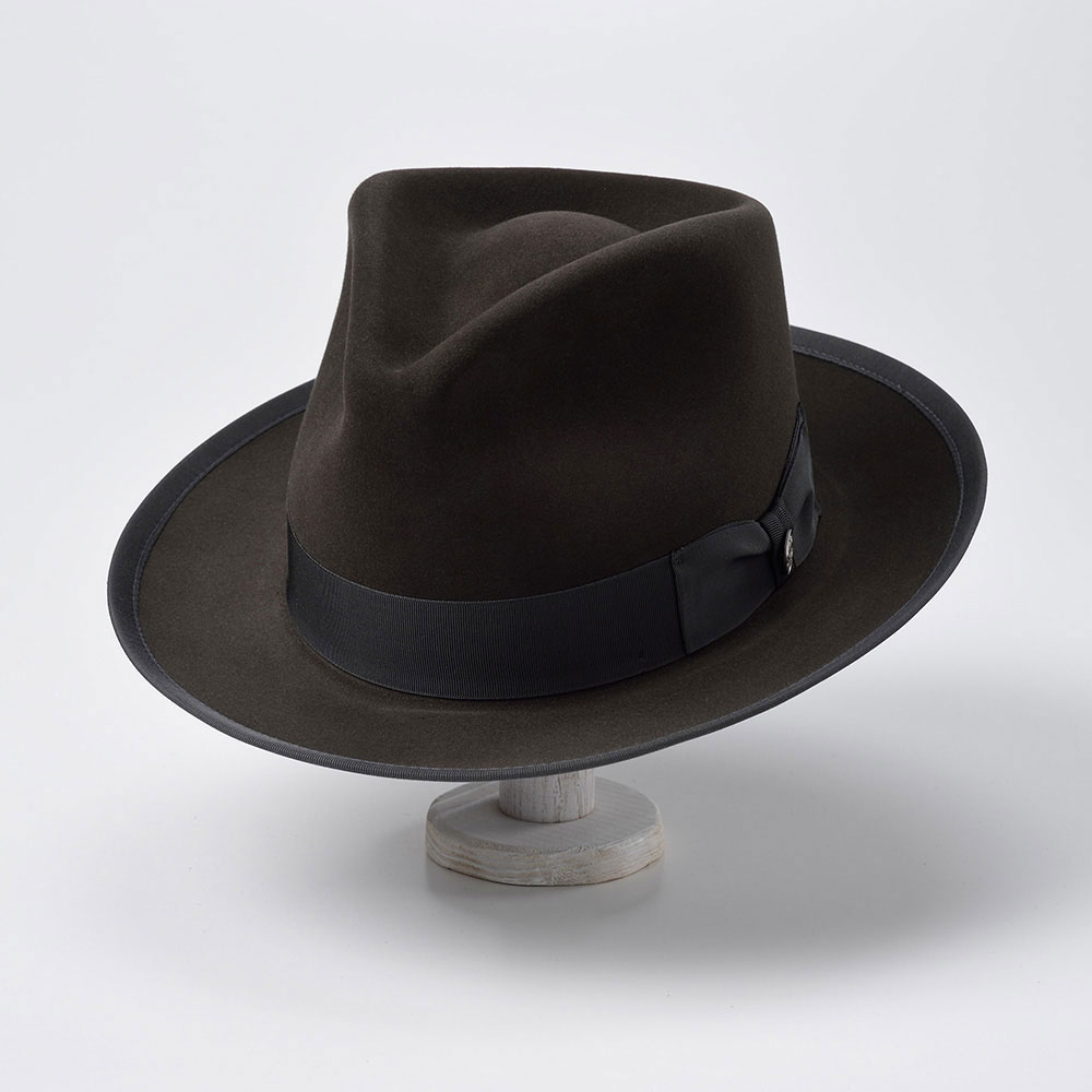 ステットソン STETSON メンズ グレー 紳士 ブラック 57 [ビンテージ