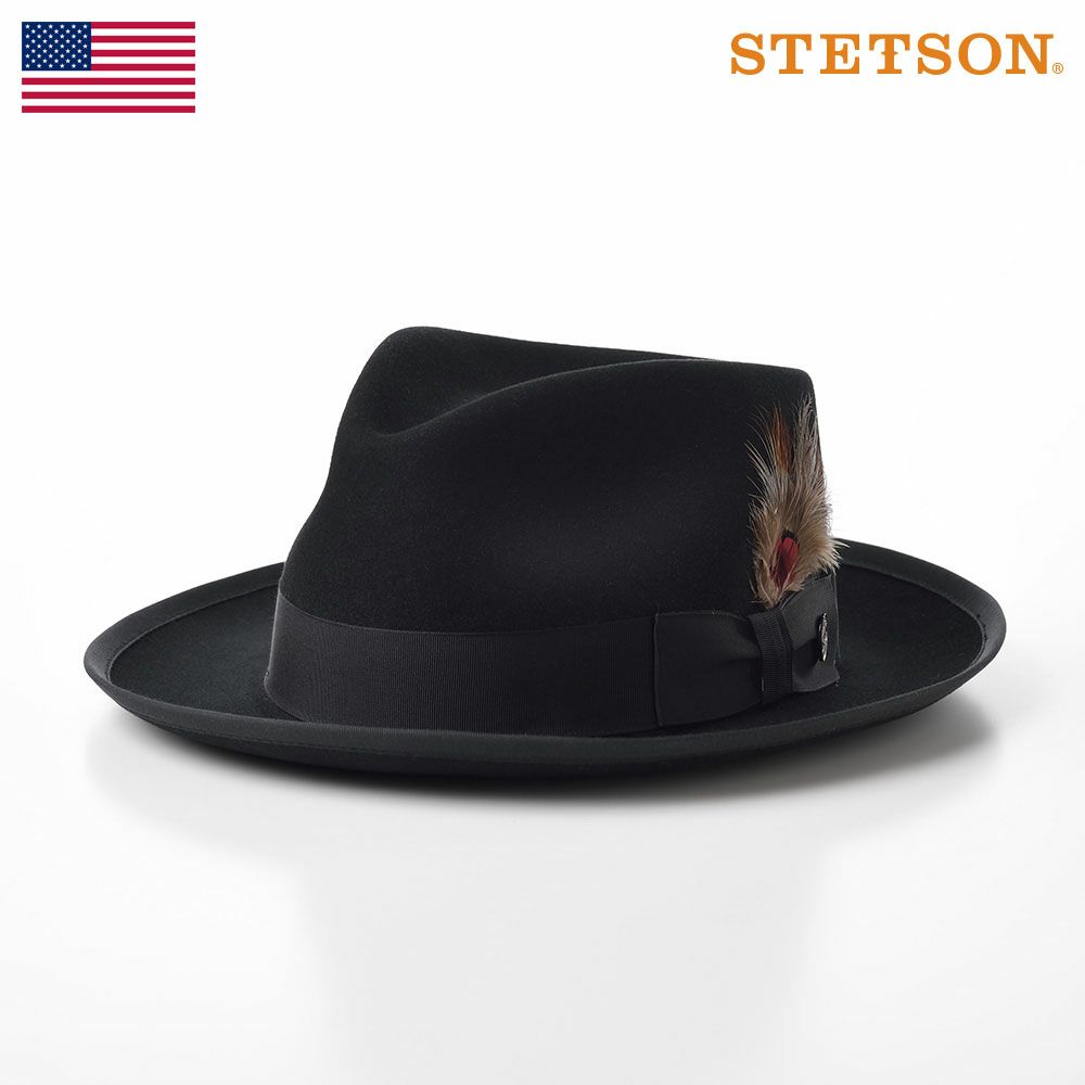STETSON ステットソン 帽子 メンズ レディース ブラック 完売品 STETSON [stetson sale] ステットソン 帽子 メンズ レディース