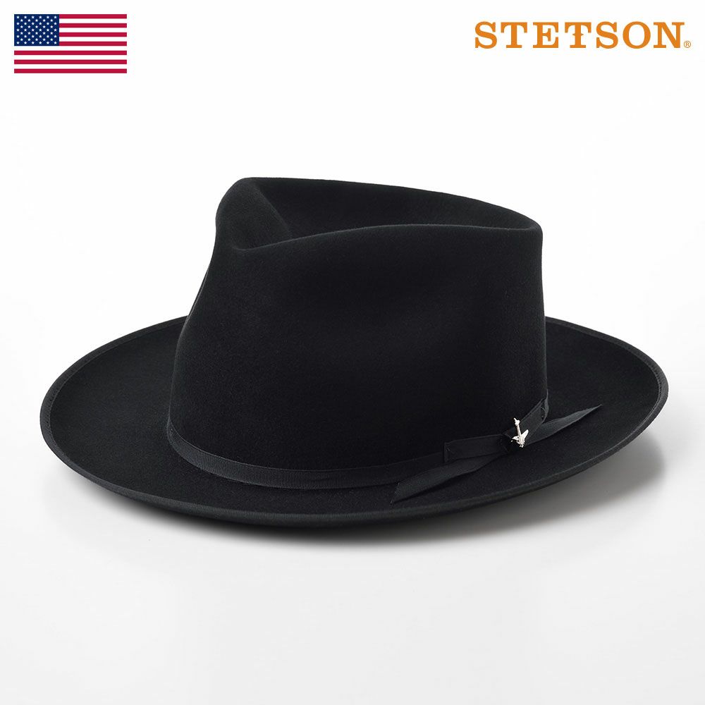 楽天市場】STETSON ステットソン 中折れハット ラビットフェルト 帽子 フェルトハット フェドラ メンズ レディース 紳士帽 秋 冬  大きいサイズ フォーマル カジュアル おしゃれ シンプル 普段使い あす楽 アメリカ ブランド CLN（クローン）SE629 ブラック プレゼント  ...