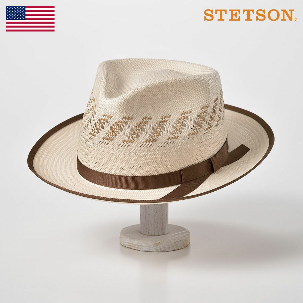 STETSON ステットソン 透かし編み ストローハット 麦わら帽子 メンズ 春夏 中折れ帽 中折れハット 紳士帽 ペーパーハット アイボリー 送料無料 ギフト カッパ ST143 熱中症 暑さ対策 ギフト｜メンズハット・帽子専門店 時谷堂 20,878円