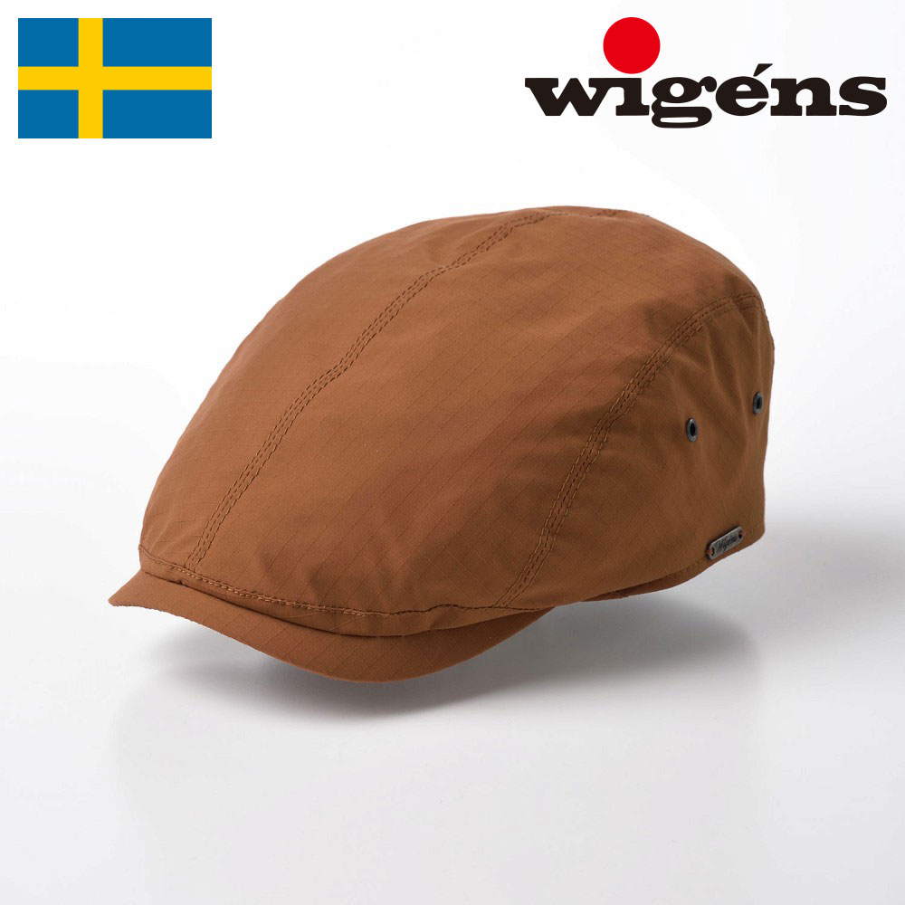 ハンチング帽 夏 Wigens Wigens 春 メンズ 帽子 Cap 帽子 ブラウンバッグ 小物 ブランド雑貨 カジュアル アウトドア必携のリップストップ生地を用いたアクティブ ハンチング 薄手ながらタフ さらには撥水 軽量 Uvプロテクト 独特のグリッド柄もスポーティで オシャレ