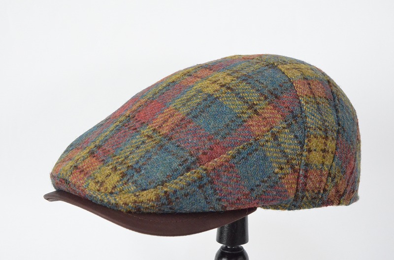 最大85%OFFクーポン Harris Tweed ハリスツィード RETTERレッター メンズ ハンチング MIX S〜LL 56cm〜62cm  サイズアジャスター付き 日本製 紳士帽子 男性 秋冬 パッチワーク RE-H-2110124-YELLOW fucoa.cl