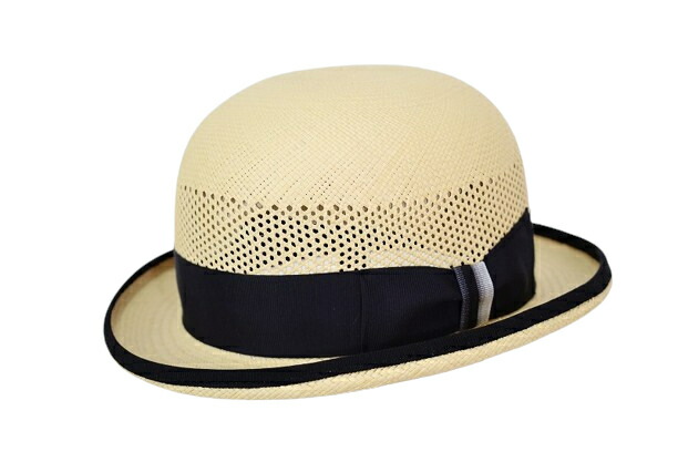 RETTERレッター パナマ ボーラーハット Panabowler サイズ調節付き M～LL 61cmまで 春夏 紳士帽子 ダービーハット 山高帽 パナマ帽 パナマハット クラシック レトロ ノスタルジック 明治 大正 昭和 RE-K-2404048
