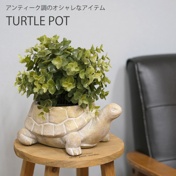 楽天市場】【あす楽】 プランター クロカメポット大 2043 キンカメ