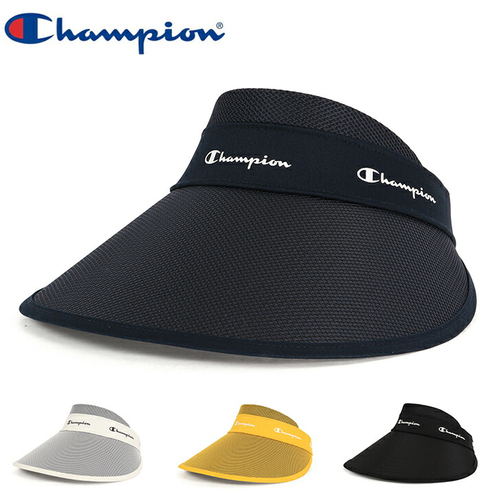 楽天市場】Champion チャンピオン ツイルクリップバイザー 164