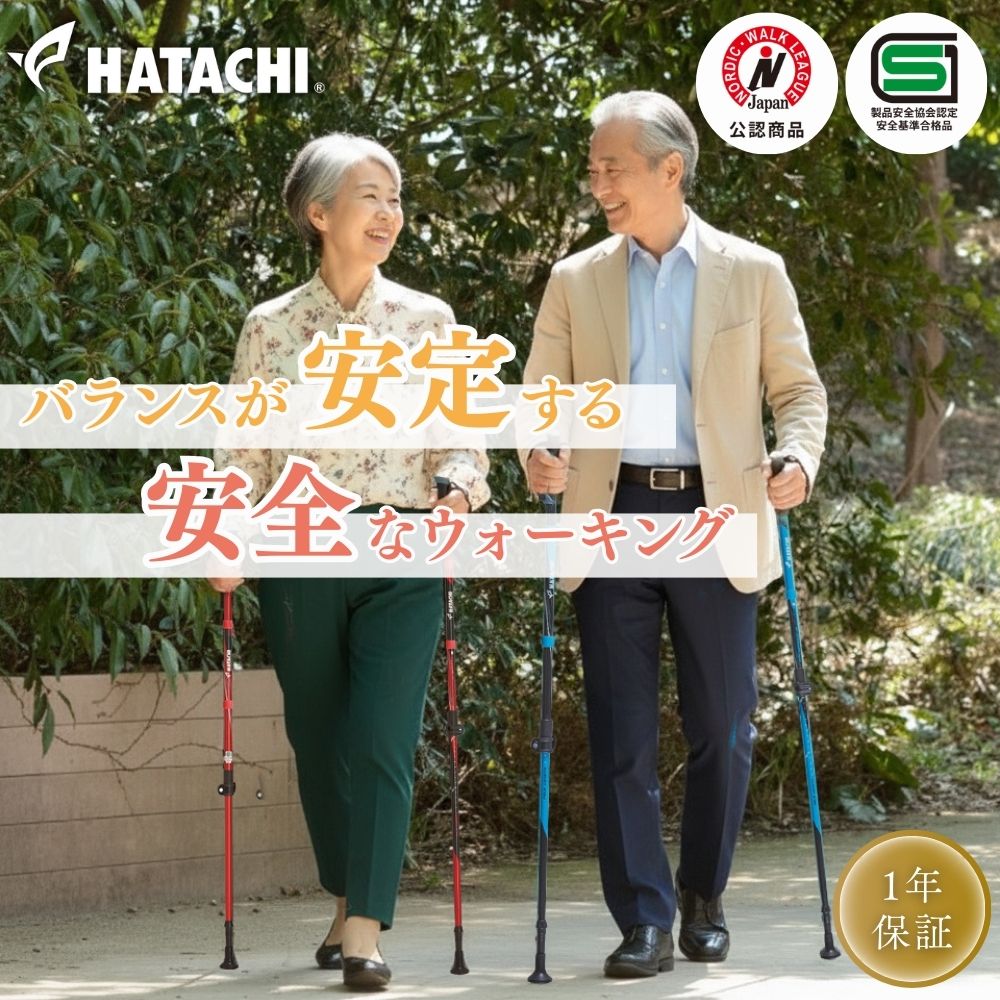 【公式】 HATACHI DFPプログレッシブズーム2 ノルディックウォーキング ポール | 羽立工業 ハタチ ウォーキング ノルディックウォーク ウォーキングポール 高齢者 杖 ひざ痛 予防 トレーニング エクササイズ ダイエット 母の日 父の日