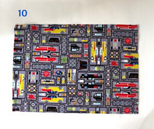 ハンドメイド ランチョンマット 乗り物 25×35cm 配膳用品・キッチン 