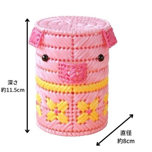 手芸キット ぶたさんの貯金箱 ハマナカ H360 3