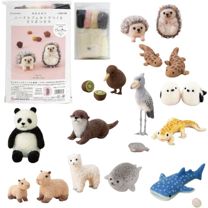 Tiny zoo 作家 羊毛フェルト テディベア ハンドメンド ぬいぐるみ ブタ