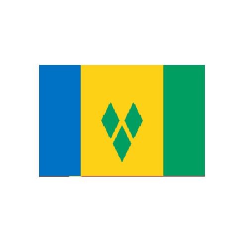 セントビンセント及びグレナディーン諸島 Saint Vincent and the Grenadines オーダー 国旗 外国旗 卓上旗 旗 フラッグ 160か国対応 ～サイズ、素材によりお値段が変わります