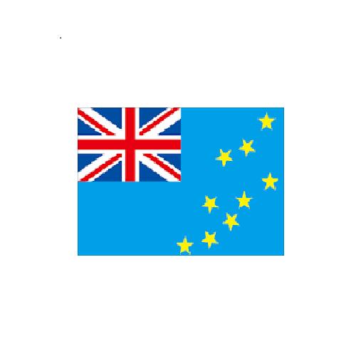 ツバル Tuvalu オーダー 国旗 外国旗 卓上旗 旗 フラッグ 160か国対応 ～サイズ、素材によりお値段が変わります ｜旗の村松・手芸の村松