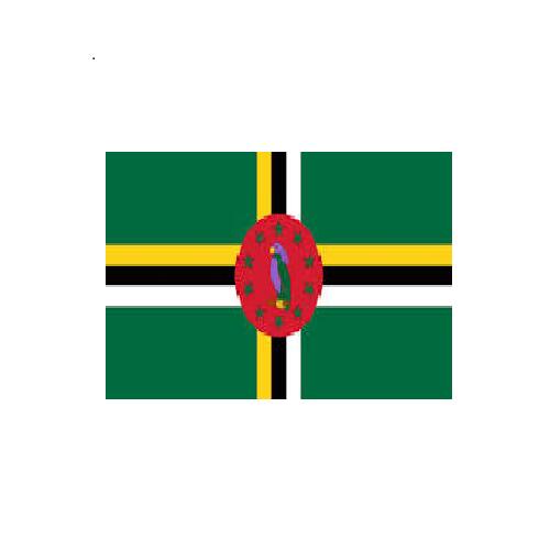 ドミニカ国 Dominica オーダー 国旗 外国旗 卓上旗 旗 フラッグ 160か国対応 ～サイズ、素材によりお値段が変わります