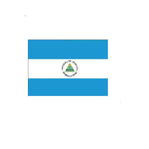 ニカラグア Nicaragua オーダー 国旗 外国旗 卓上旗 旗 フラッグ 160か国対応 ~サイズ、素材によりお値段が変わります |旗の村松・手芸の村松