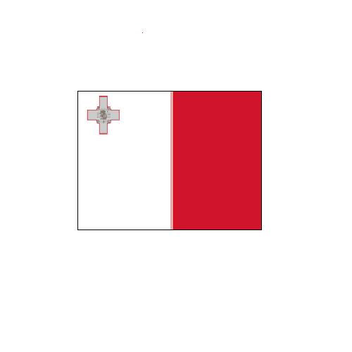 マルタ Malta オーダー 国旗 外国旗 卓上旗 旗 フラッグ 160か国対応 ~サイズ、素材によりお値段が変わります