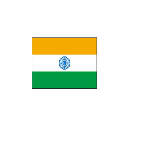 インド India オーダー 国旗 外国旗 卓上旗 旗 フラッグ 160か国対応 ~サイズ、素材によりお値段が変わります |旗の村松・手芸の村松