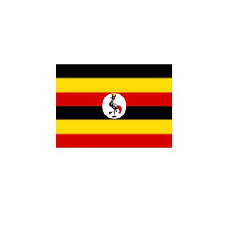 ウガンダ Uganda オーダー 国旗 外国旗 卓上旗 旗 フラッグ 160か国対応 ～サイズ、素材によりお値段が変わります ｜旗の村松・手芸の村松 44,070円
