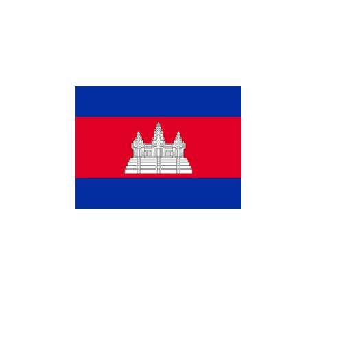 カンボジア Cambodia オーダー 国旗 外国旗 卓上旗 旗 フラッグ 160か国対応 ～サイズ、素材によりお値段が変わります