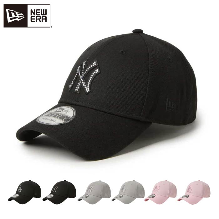 정품 뉴에라 라인스톤 9FORTY 캡 모자 여성용 양키스 다저스 MLB 메이저 리그 940 NEWERA 9FORTY 라인스톤 스파클링 트렌드 인기 봄 여름 26SS