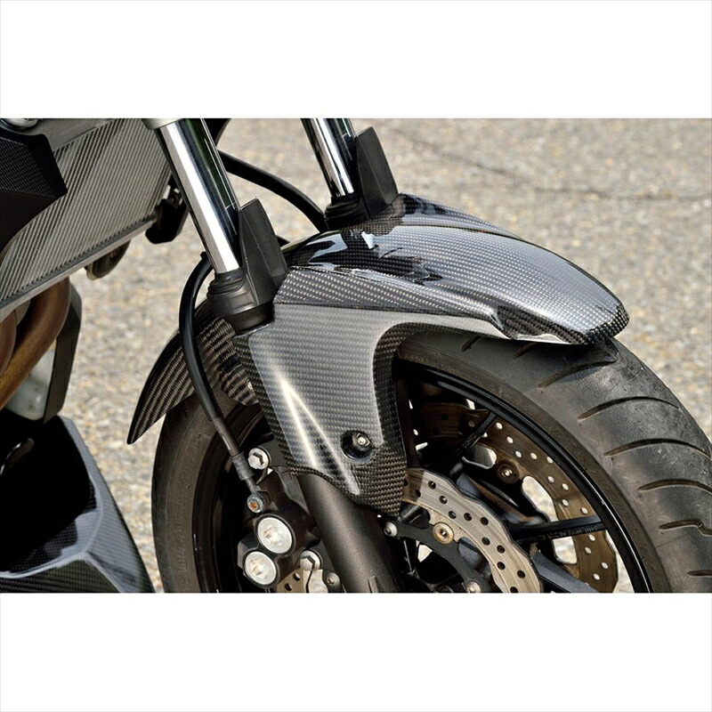 バイクパーツ 外装マジカルレーシング フロントフェンダー 綾織カーボン 001-MT0714-400A 4550255767075MT-07 14-17｜バイク用品はとやグループ2号店 28,009円
