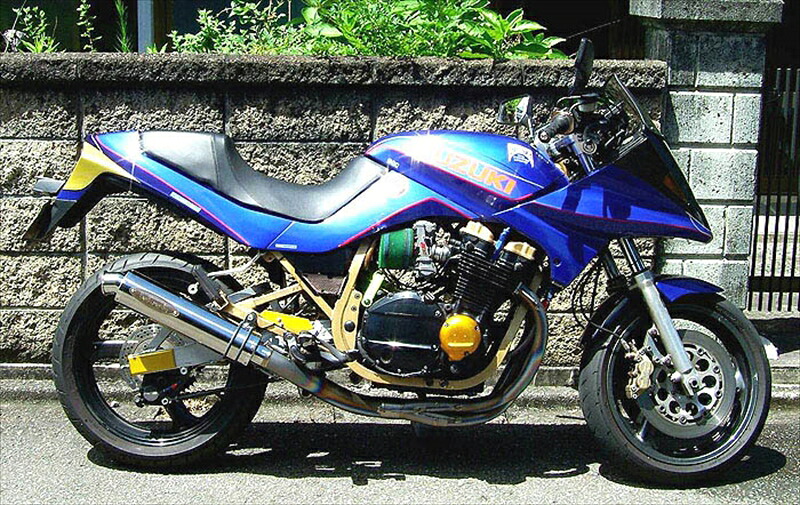 マフラー オールチタンEX タイプ2 T/カール φ100 GSX750S 3型/4型 T20-S016-MFT2 4547424978325 取寄品