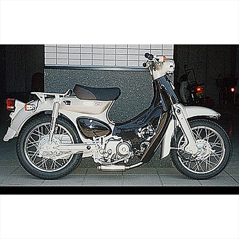 バイクパーツ マフラー ウイルズウィン ロッドダウンショートタイプマフラー 722-56-01 4547424866349 カブ50 キャブ車
