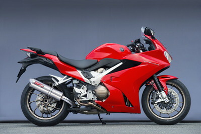 バイク用品 マフラーヤマモトレーシング ヤマモト.R スリップオン オーバル VFR800F 14-1710802-01NON 4521717006988｜バイク用品はとやグループ2号店