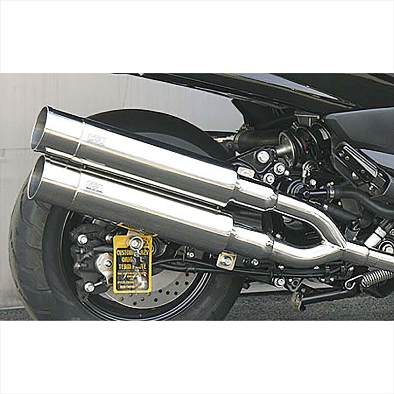 バイクパーツ マフラー ウイルズウィン スタイリッシュツインマフラー/バズーカー 172-14-02 4547567384434 MAJESTY250(4D9)
