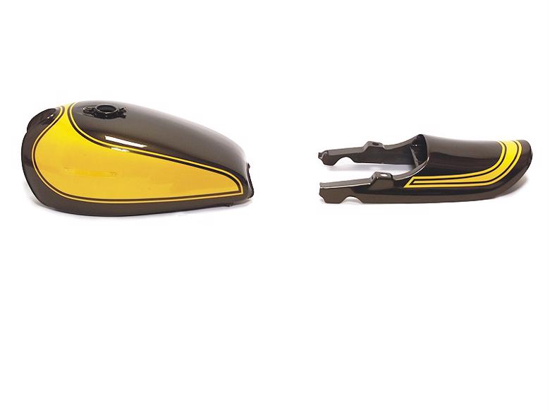 バイクパーツ 外装 ドレミコレクション RSタイプペイントスミタンクセット 40071 4573280180718 イエローボール Z750A4/Z750A5 109,251円