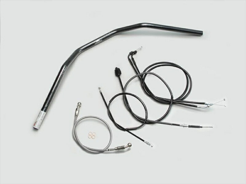 バイク用品 ハンドルハリケーン HURRICANE トラッカーHIGH ハンドルSETH304-044B 4936887271638取寄品|バイク用品はとやグループ2号店