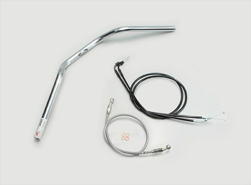 バイク用品 ハンドルハリケーン HURRICANE ヨーロピアン２型 ハンドルSETH304-071C 4936887419986取寄品｜バイク用品はとやグループ2号店
