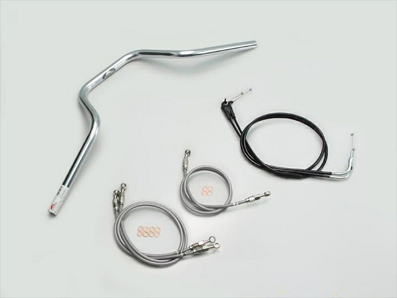 バイク用品 ハンドルハリケーン HURRICANE ヨーロピアン4型 ハンドルSETH301-073C 4936887741230取寄品|バイク用品はとやグループ2号店