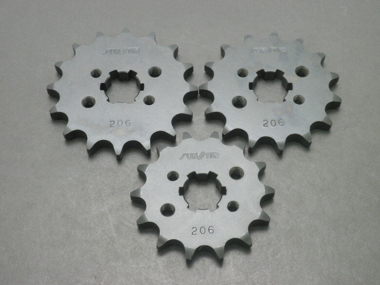 バイク用品 駆動系 SUNSTAR サンスター フロントスプロケット 428-15T SEROW225 BRONCO FZR250・R(-88)RZ125 TZR125 TZR50・R 20615 4562116114218