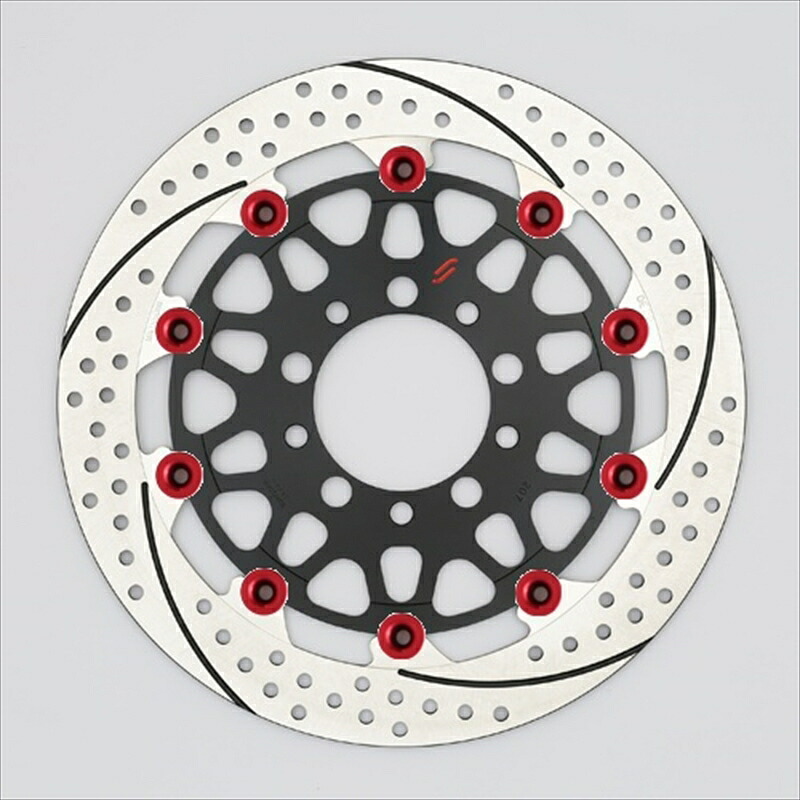 プレミアムR スリット＆ホール R MT-01 φ320 ピン:レッドEM103FR-RD 4589719007006取寄品｜バイク用品はとやグループ2号店