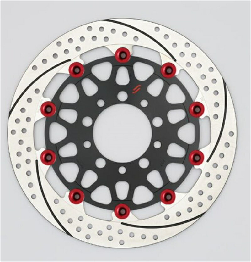 プレミアムR スリット＆ホール R φ310 ZRX1100 ピン:レッド EM201WR-RD 4589719010303 取寄品