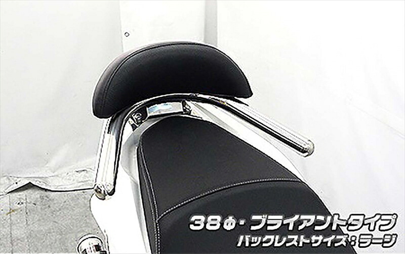 バイクパーツ WIRUSWIN(ウイルズウィン) Bレスト付タンデムバー BRY/38/L 263-02-11B 4548916419685