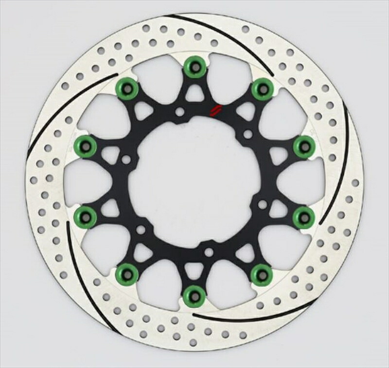 プレミアムR スリット＆ホール L GSX-S1000 φ310 ピン:グリーンEL219FL-GR 4589719035313取寄品｜バイク用品はとやグループ2号店