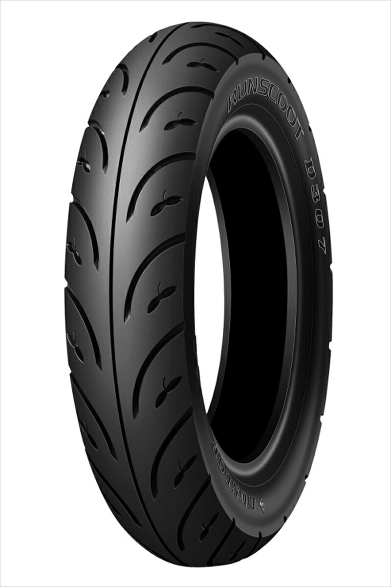 バイクパーツ DUNLOP(ダンロップ) RUNSCOOT D307 WT バイク用タイヤ フロント・リア兼用 1本 305525 4981160870213 3.00-8 26J WT