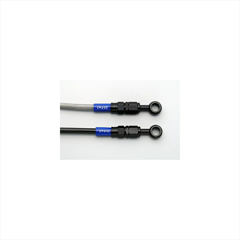 【5日前後で発送】バイクパーツ スウェッジライン ハーレーフロントホースキット BLK/BLK BAFB886 4547567822431 FXDX 00-04