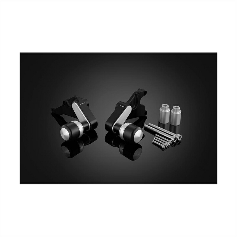 バイクパーツ バイカーズ BIKERS フレームガード 左右 シルバー CBR650R/CB650R 21-24 H1004-SLV 4550255640477