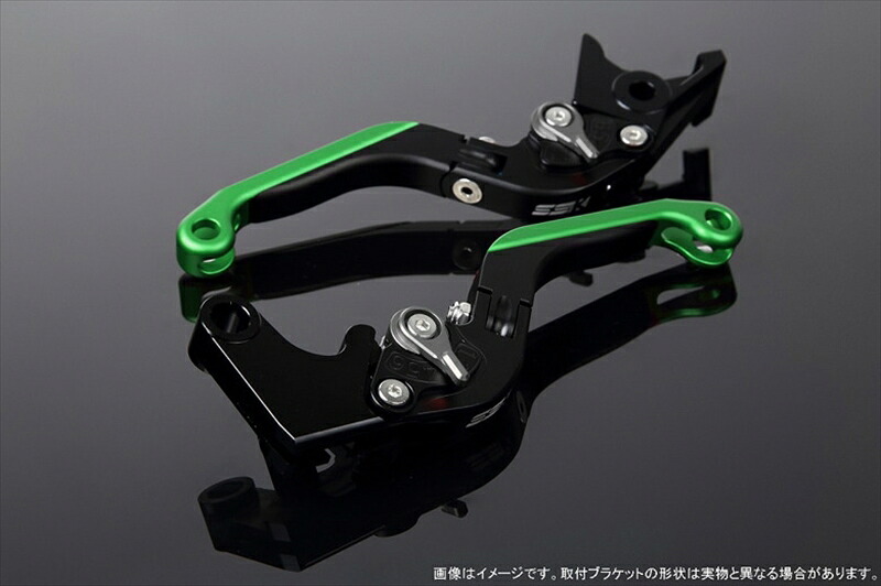 【5日前後で発送】 バイク用品 ハンドルエスエスケイ スピードラ アジャストレバー 可倒延長式 Mブラック/Mチタン/Mグリーン CB1300SF SC40 00-02 SC40-1070001～ LVGM004BK-TMGN 4580540573074取寄品｜バイク用品はとやグループ2号店