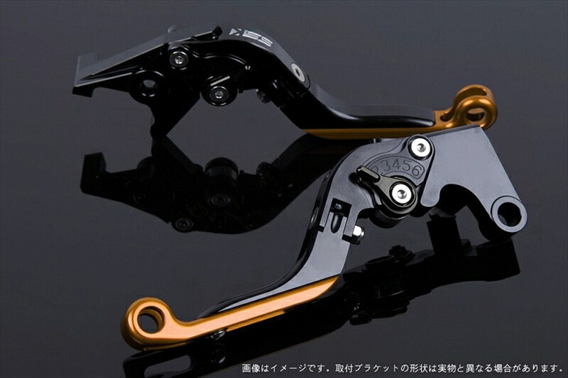 【5日前後で発送】 ハンドル エスエスケイ スピードラ アジャストレバー 可倒延長式 ブラック/ブラック/ゴールド GSX1300R隼 99-07 GSX1400 01-07 SU0405835-BKGD 4589995560172 取寄品