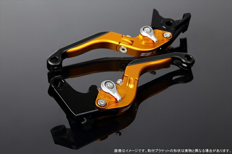 【5日前後で発送】 ハンドル エスエスケイ スピードラ アジャストレバー 可倒延長式 Mゴールド/Mシルバー/MブラックZX-6R 07-17 ZX-10R 06-15 LVGM027GD-SRBK 4580540607175 取寄品