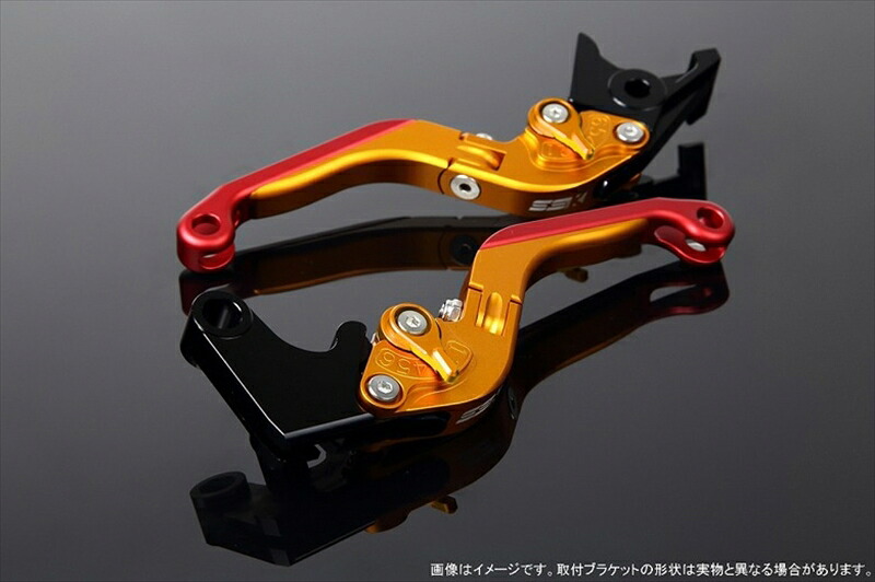 【5日前後で発送】 ハンドル エスエスケイ スピードラ アジャストレバー 可倒延長式 Mゴールド/Mゴールド/MレッドZX-6R 07-17 ZX-10R 06-15 LVGM027GD-GDRD 4580540607281 取寄品