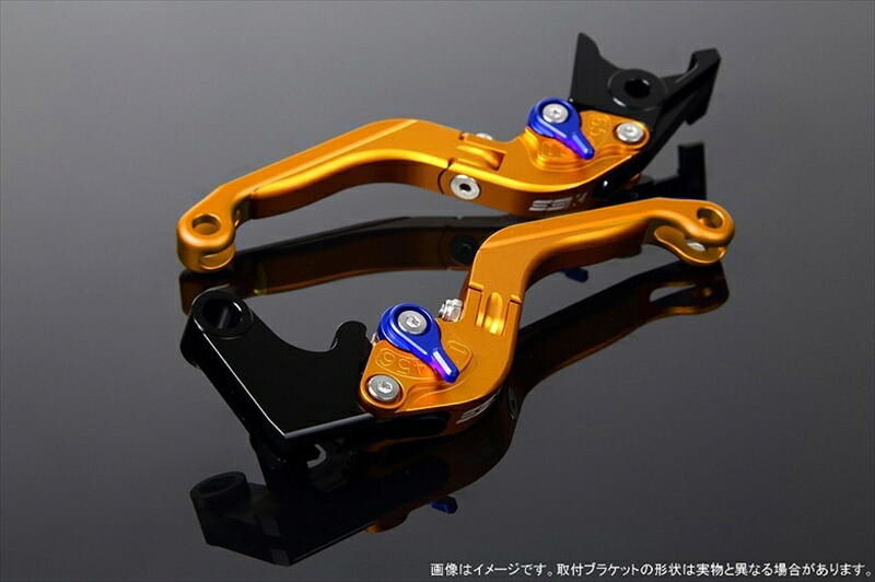 【5日前後で発送】 ハンドル エスエスケイ スピードラ アジャストレバー 可倒延長式 Mゴールド/Mブルー/MゴールドZX-6R 07-17 ZX-10R 06-15 LVGM027GD-BEGD 4580540607472 取寄品