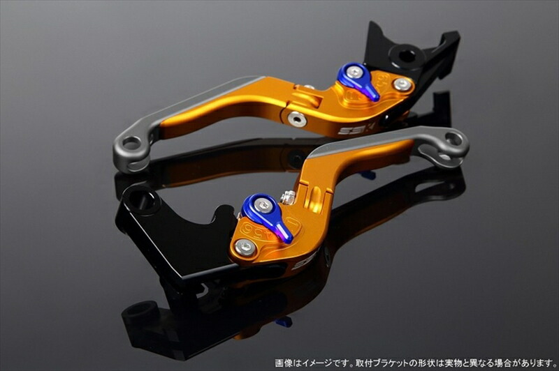 【5日前後で発送】 ハンドル エスエスケイ スピードラ アジャストレバー 可倒延長式 Mゴールド/Mブルー/MチタンZX-6R 07-17 ZX-10R 06-15 LVGM027GD-BETM 4580540607489 取寄品