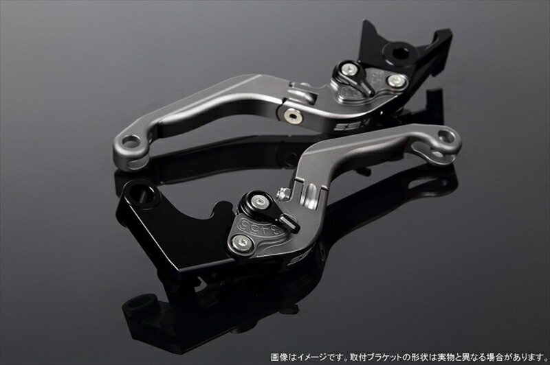 【5日前後で発送】 ハンドル エスエスケイ スピードラ アジャストレバー 可倒延長式 Mチタン/Mブラック/Mチタン ZX-6R 07-17 ZX-10R 06-15 LVGM027TM-BKTM 4580540607625 取寄品