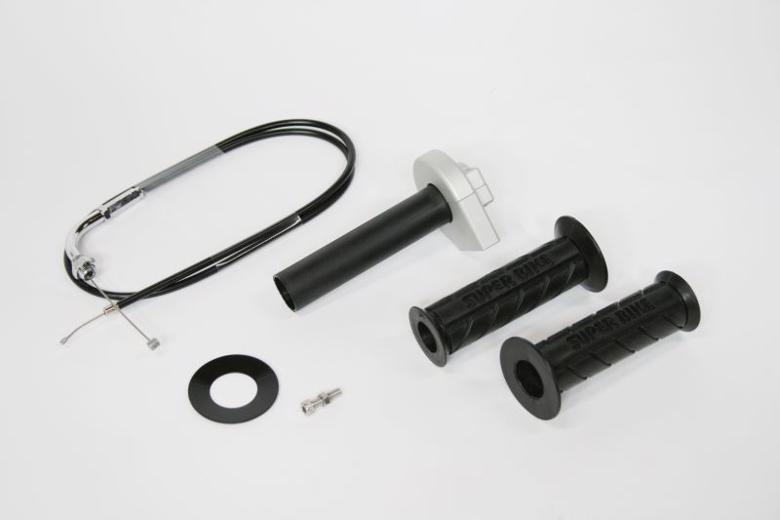 バイク用品 吸気系 エンジン ACTIVE アクティブ ミニハイスロKIT BLK φ50 900mm 30100024 4538792483672