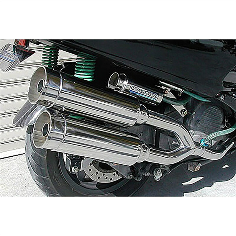 バイクパーツ マフラー ウイルズウィン サイドバイサイドマフラー/バズーカー 212-15-02 4547424342331 FORZA(MF06)
