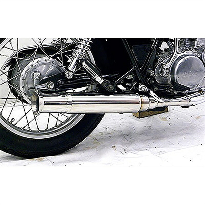バイクパーツ マフラー ウイルズウィン オープンエンドマフラー スリップオン 1072-31-01 4548664511525 SR400/500 キャブ車