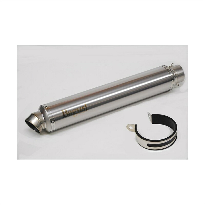 バイクパーツ マフラー バグースモーターサイクル 汎用チタンサイレンサー 差込φ50.8 BG-SA2T50 4548916241187 外径φ90X400mm(内径φ50)